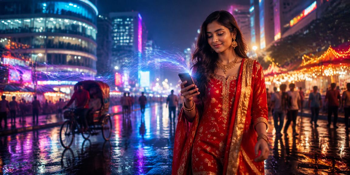 ঢাকার স্থানীয় লটারি নাইট মার্কেটের প্রাকৃতিক ছবি